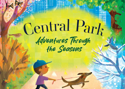 Illustrator Gareth Lucas children's picture book Central Park Adventures Through The Seasons