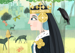 Illustrator Sam Rudd's children's picture book illustrations of historical queens