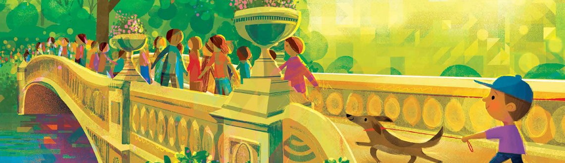 Illustrator Gareth Lucas children's picture book Central Park Adventures Through The Seasons Illustrator Gareth Lucas children's picture book Central Park Adventures Through The Seasons