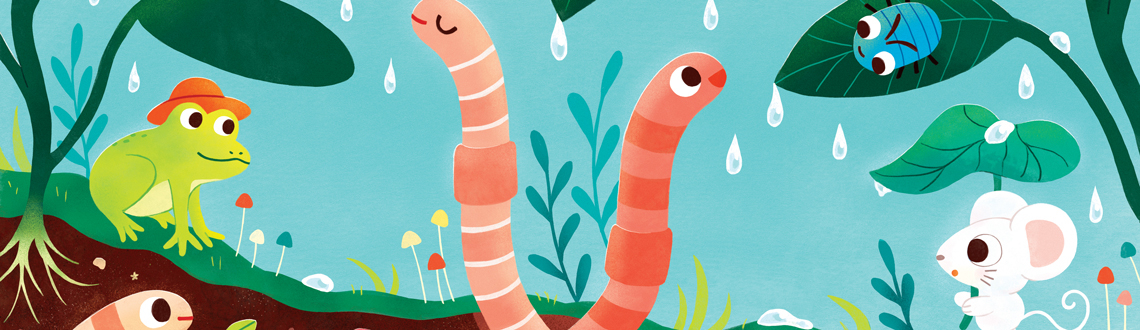 Illustrations by illustrator Tinna Guo, represented by Kids Corner Illustration Agency