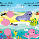 Illustrator Gareth Lucas children's board book Splish Splash Ocean illustrated pages