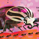 Illustrator Gareth Lucas' illustrations for the children's picture book Odd Bugs