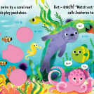 Illustrator Gareth Lucas children's board book Splish Splash Ocean illustrated pages