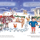 Mrs Hinch Christmas on Hinch Farm Christmas children's book, illustrated by Hannah George.