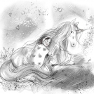 Evie and Sunshine Unicorn Academy internal illustration