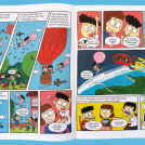 Illustrator Tim Wesson illustration spreads for Highlights Magazine 80th birthday edition