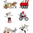 Tim Wesson illustrations for Strange Science book.